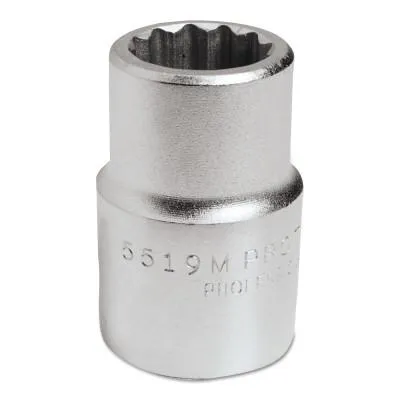 Stanley® Products Torqueplus Metric Sockets 3/4 in, 3/4 in Drive, 58 mm, 12 Points, 5558M