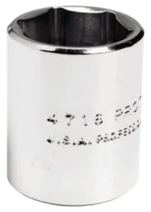 Stanley® Products Torqueplus Sockets 1/4 in, 1/4 in Drive, 5/16 in, 8 Points, 4710S