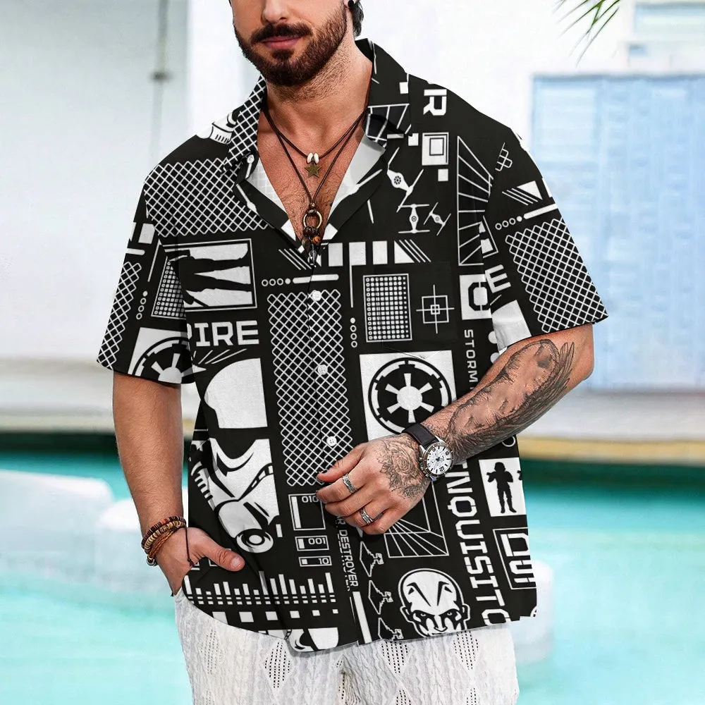 Star Casual Chest Pocket Short Sleeve Shirt 2309000430