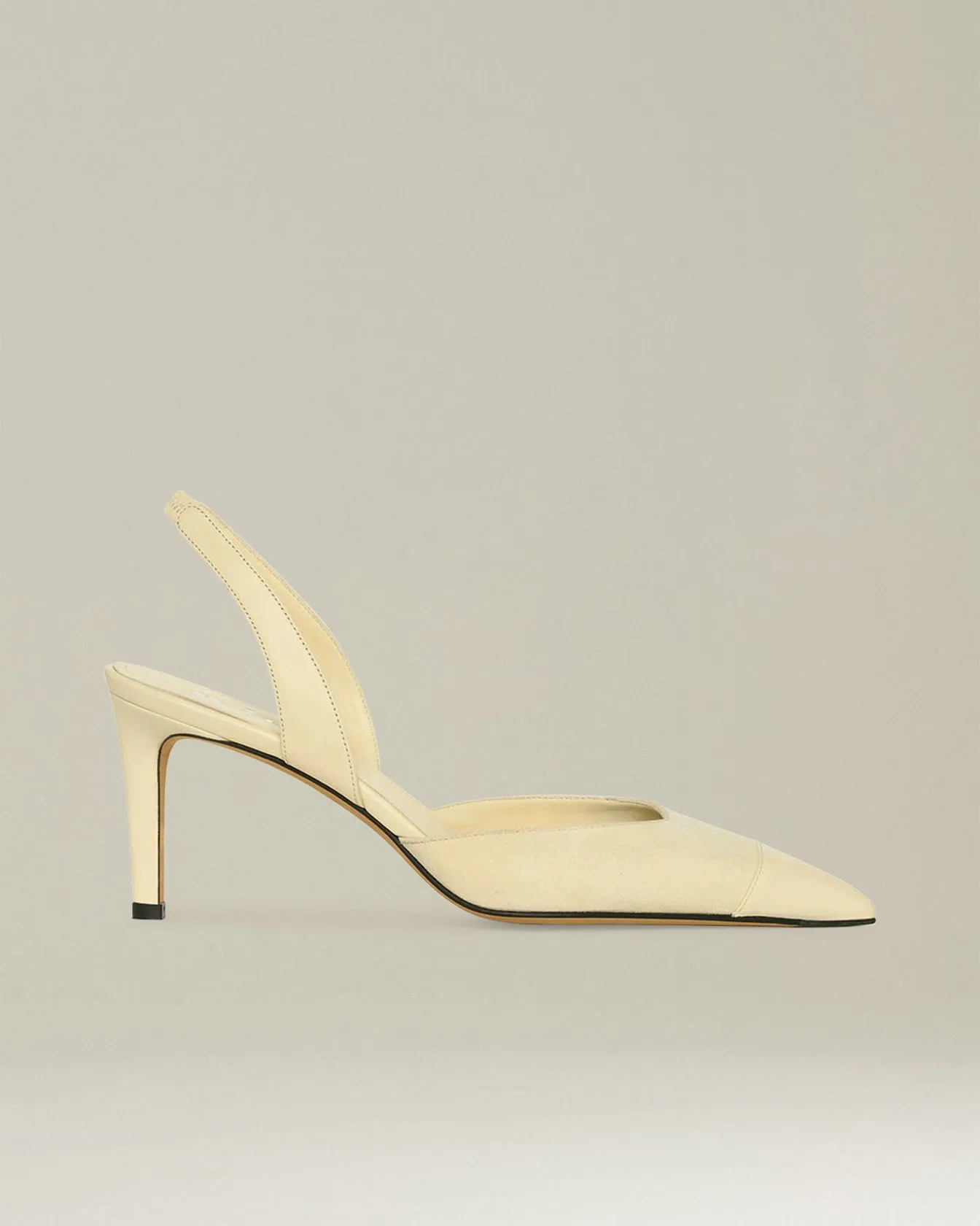 SUEDE SLINGBACK PUMPS