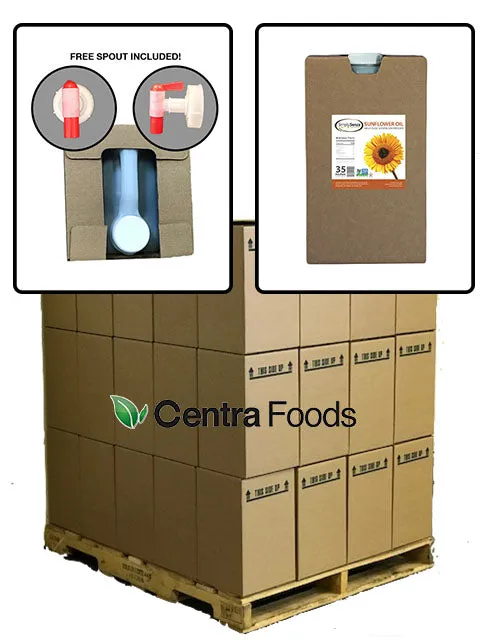 Sunflower Oil, High Oleic Expeller Pressed - 35 Lb. Container