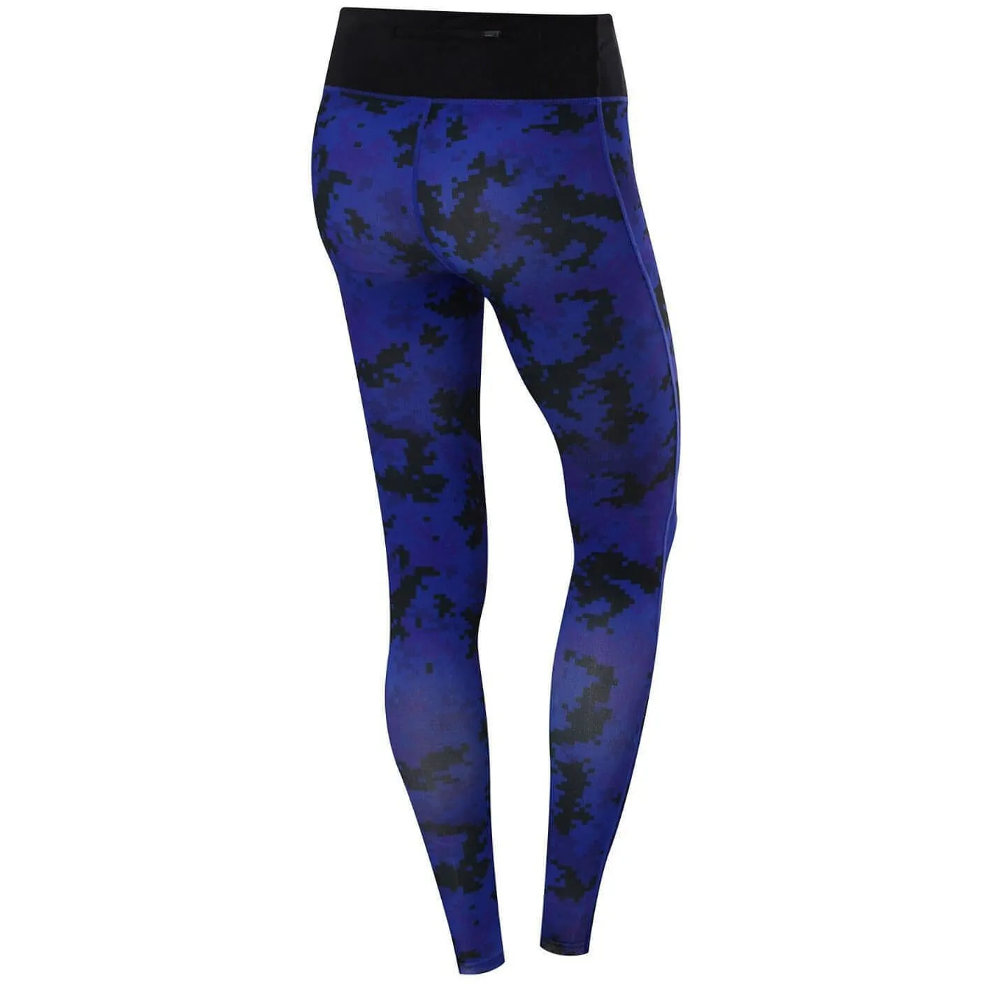 TCA Supreme Graphic Womens Long Running Tights - Blue