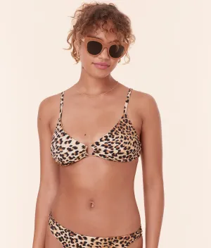 The Bonita Bikini Top - Eco Nylon - Leopard