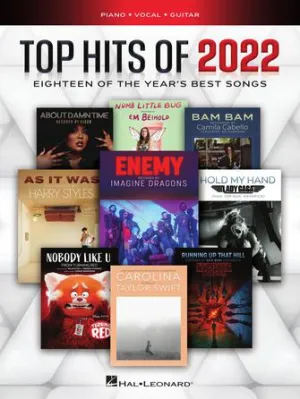 TOP HITS OF 2022 for Piano, Vocal and Guitar