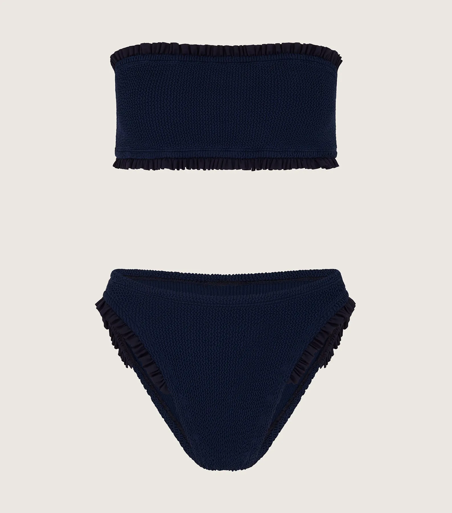 Tracey Frill Bikini - Navy