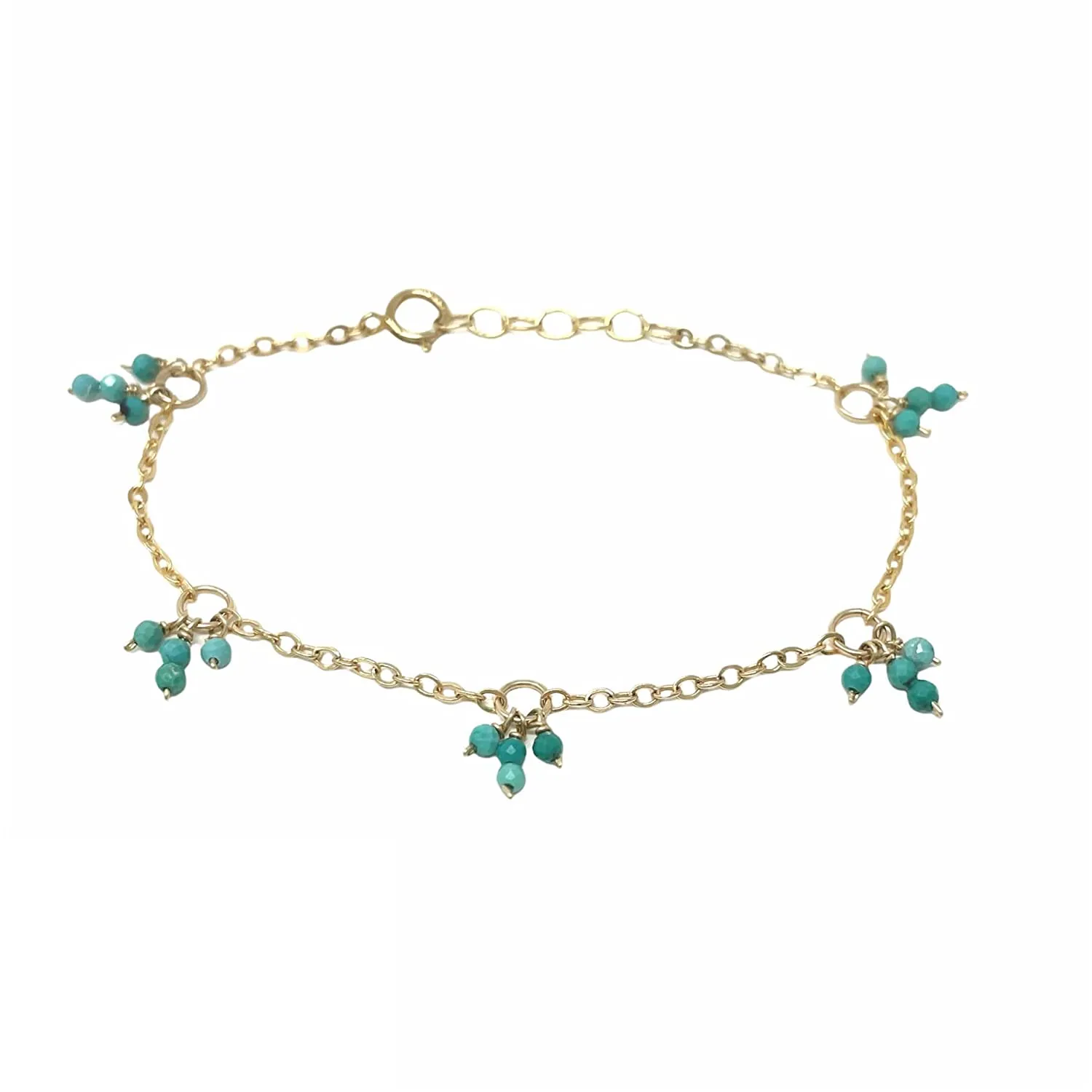 Turquoise Fringe Bracelet