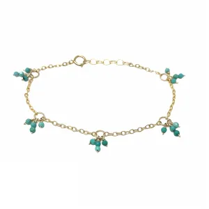 Turquoise Fringe Bracelet