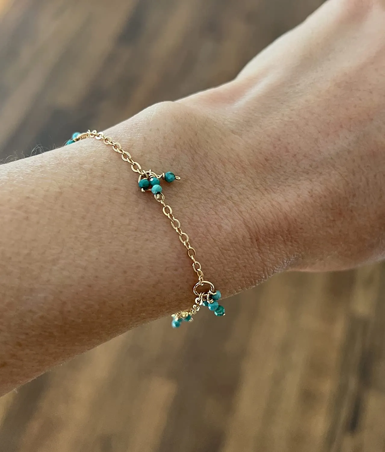 Turquoise Fringe Bracelet