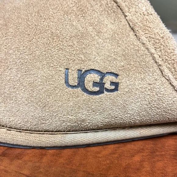 UGG, scuff style,  slip on slipper, size 10, brown