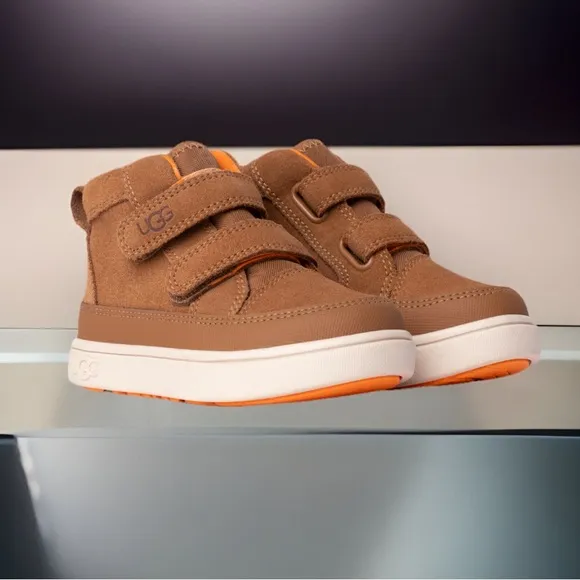 UGG Unisex Rennon II Weather Suede Waterproof Hook-&amp;-loop closure Hi-Top Sz 8