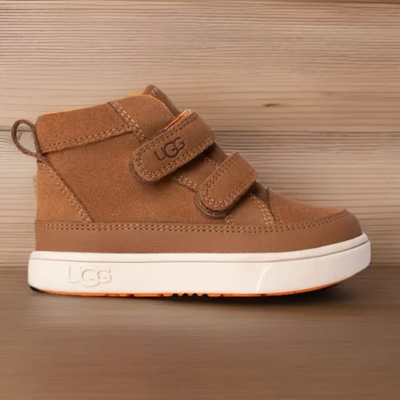 UGG Unisex Rennon II Weather Suede Waterproof Hook-&amp;-loop closure Hi-Top Sz 8