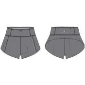 Ultimate Direction Women's Velum Short 2.5"- Gray