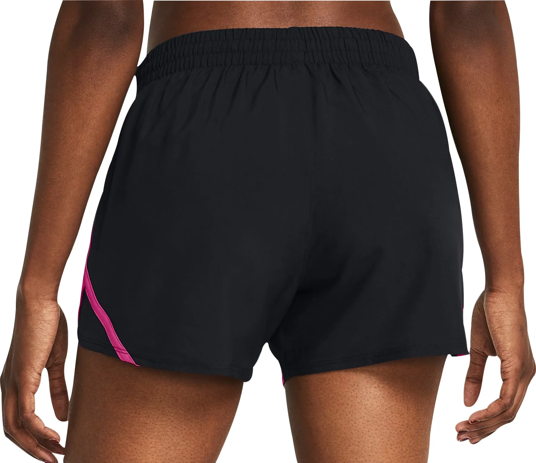 Under Armour Fly By 3 Inch Womens Running Shorts - Black