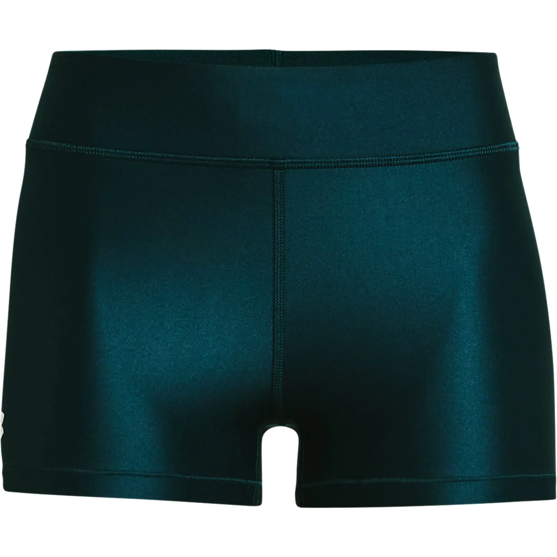 Under Armour HeatGear Mid Rise Womens Short Running Tights - Green