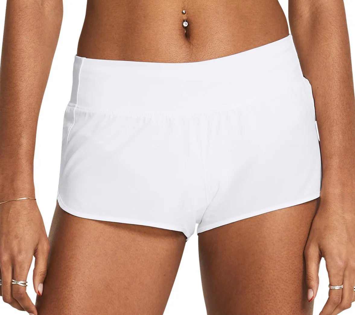 Under Armour Launch Pro 2 Inch Womens Running Shorts - White