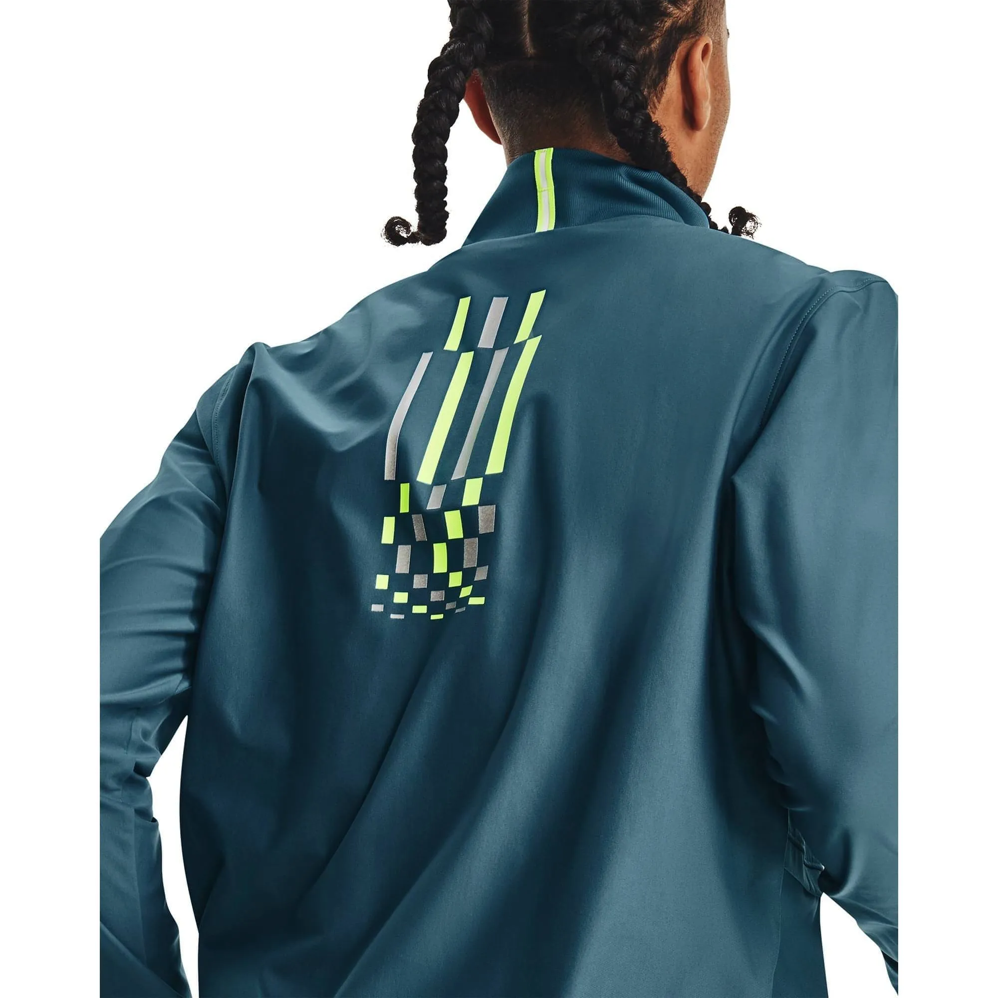 Under Armour Run Anywhere Half Zip Long Sleeve Mens Running Top - Blue