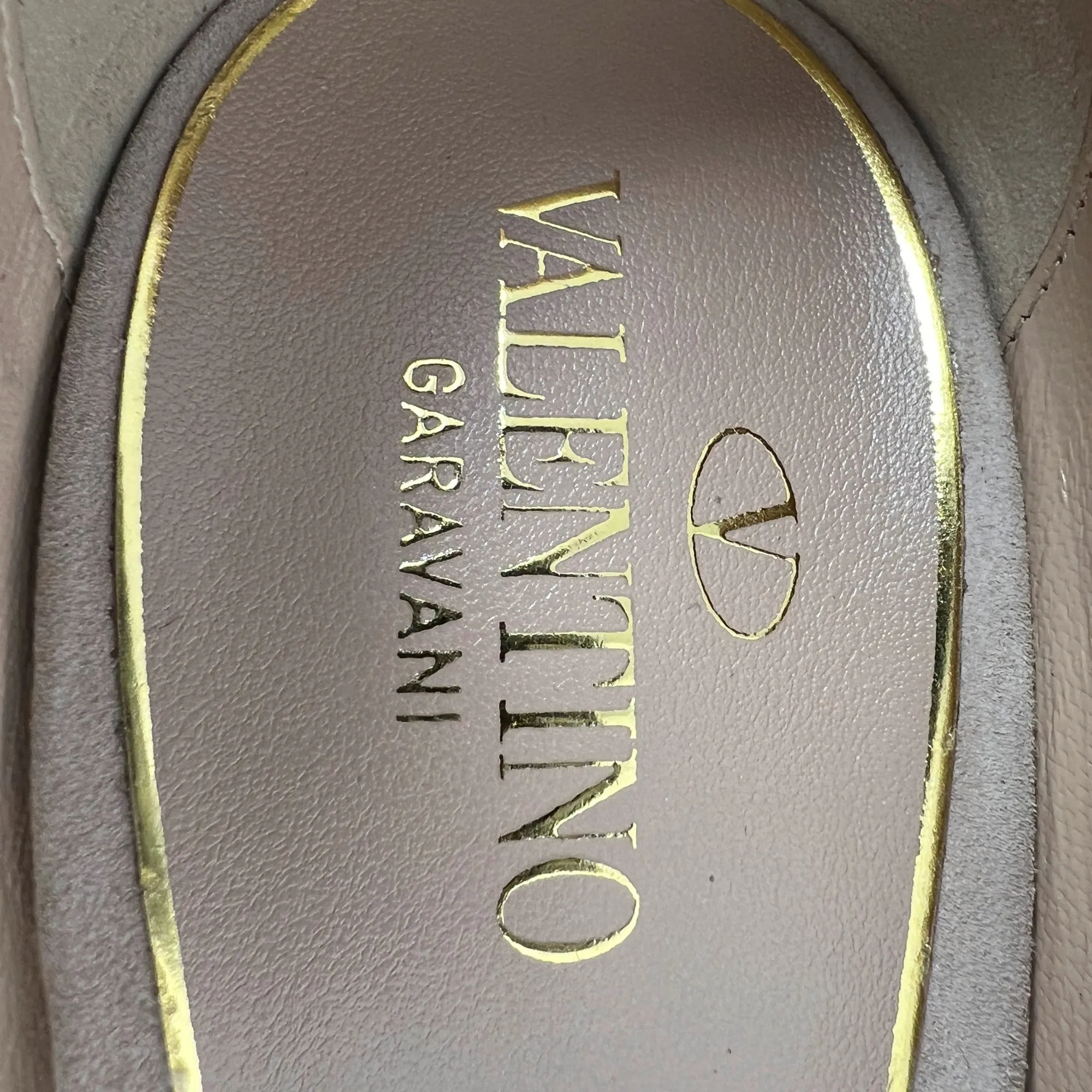Valentino Tan-Go Crystal Embellished Suede Round Toe Ankle Strap Platform Pumps