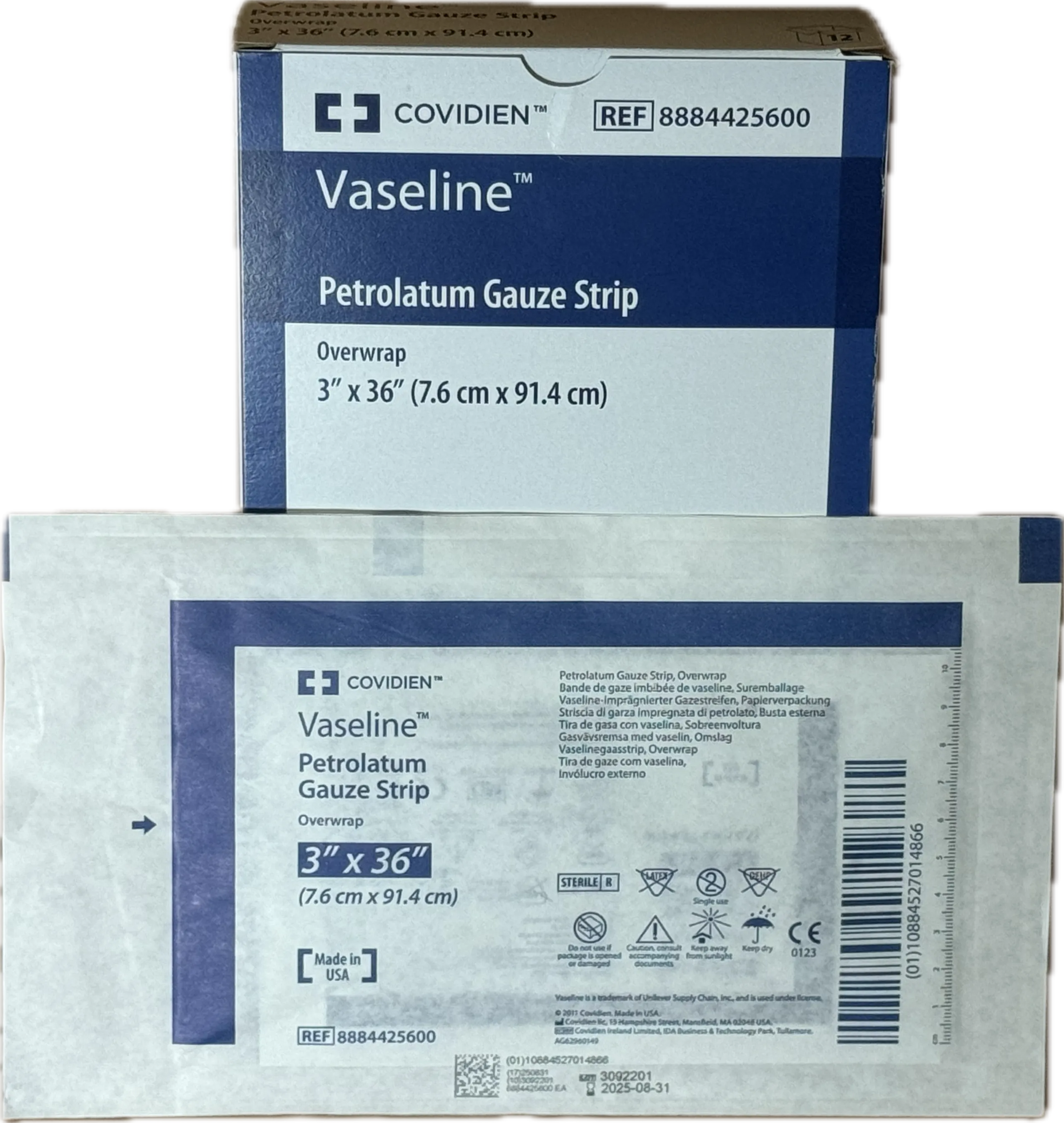 Vaseline Petrolatum Gauze Strip (12 ct)