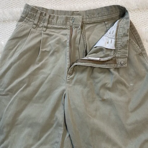 Vintage 1980’s Chic Schooners pants high waisted khaki women’s size 10 P Petite