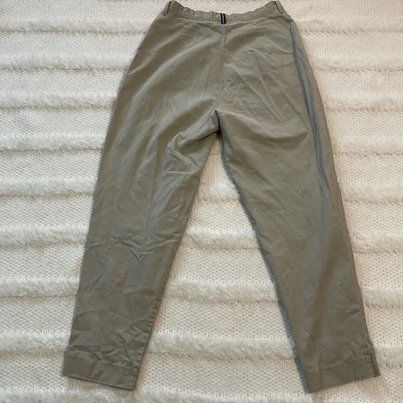 Vintage 1980’s Chic Schooners pants high waisted khaki women’s size 10 P Petite