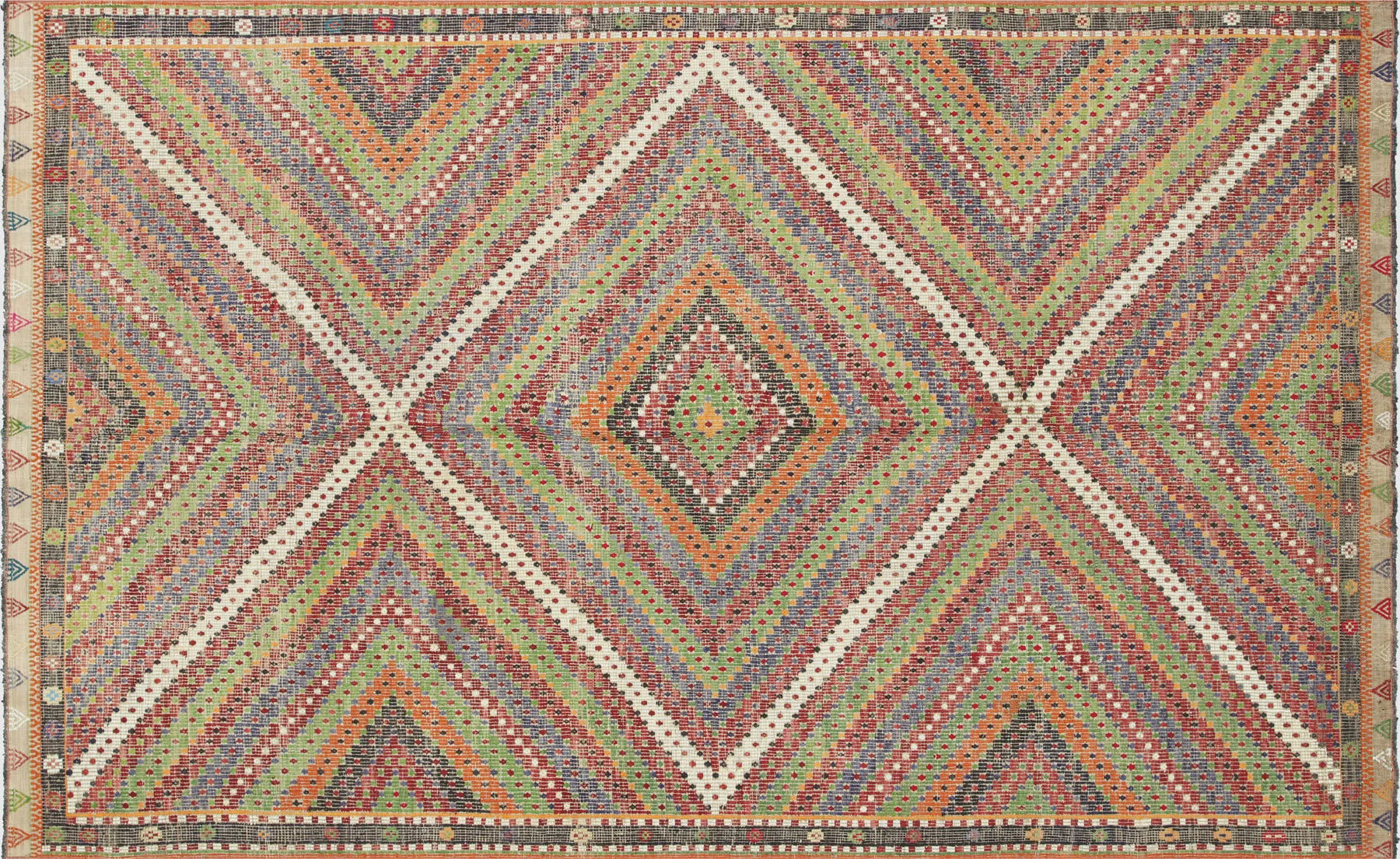 Vintage Turkish Kilim - 6'2" x 9'10"