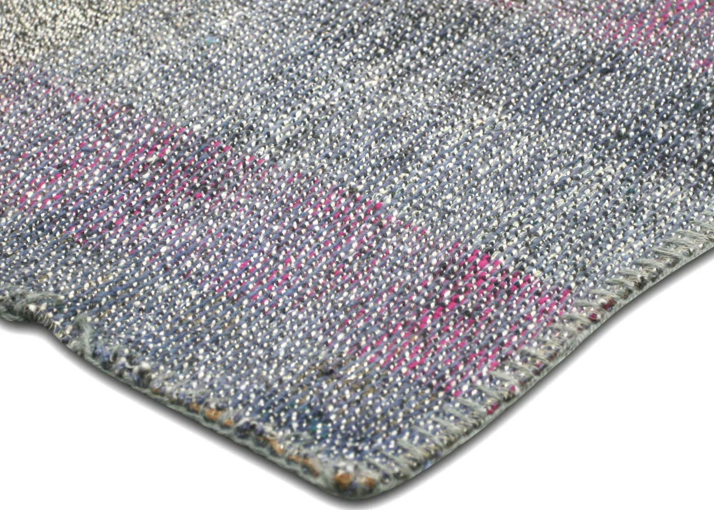 Vintage Turkish Rag Kilim - 5'11" x 9'4"