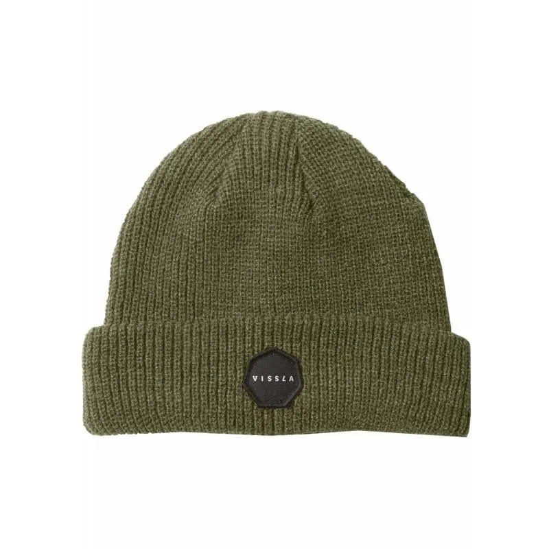 VISSLA TRIMLINE BEANIE SURPLUS GREEN