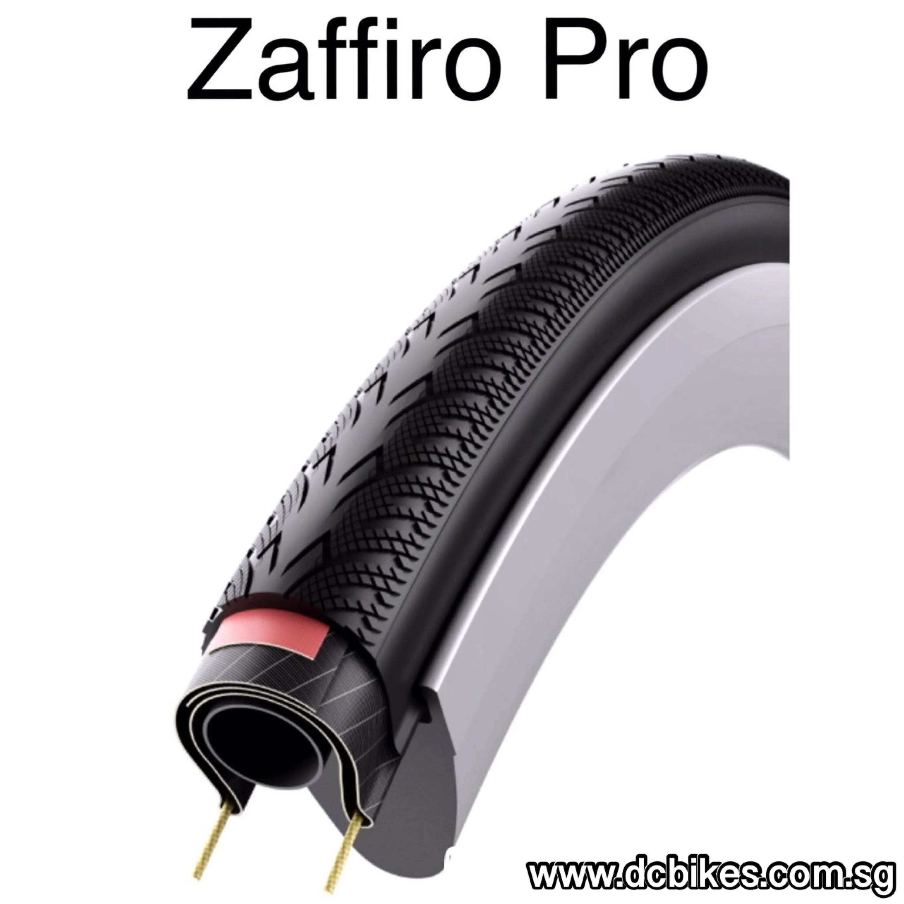 Vittoria Zaffiro 700 X 23c / 700 X 25c Rubino 700 X 25c Road Bike Folding Tyre (1 Tire)