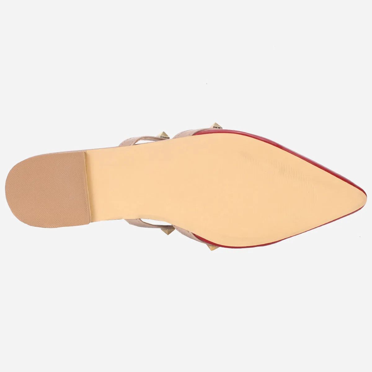 Womens "FRIDA" Adorned Pointed Slide In Slipper