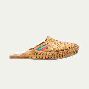Women's Woven Slide in Honey   Stripes