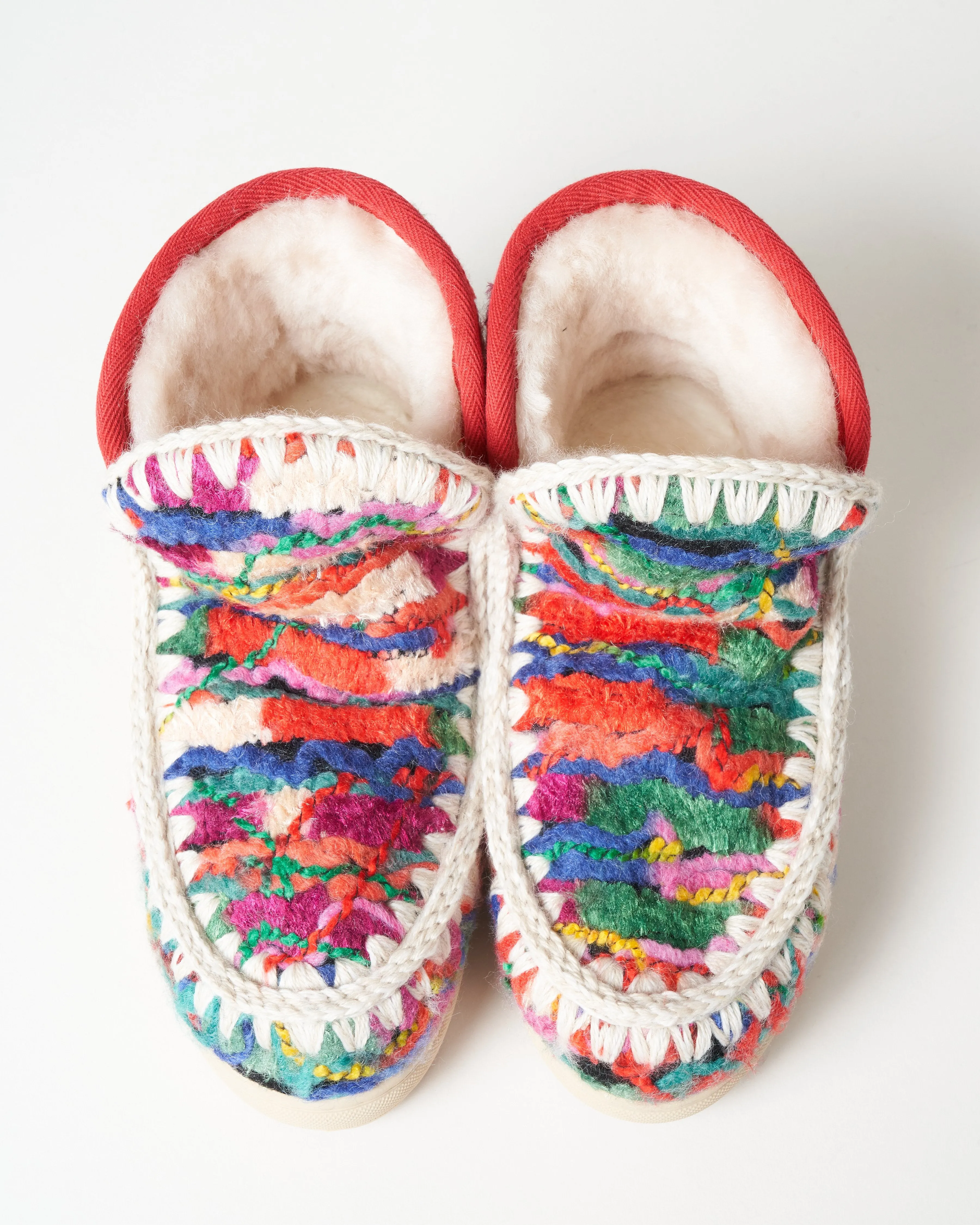 wool eskimo sneaker - multi