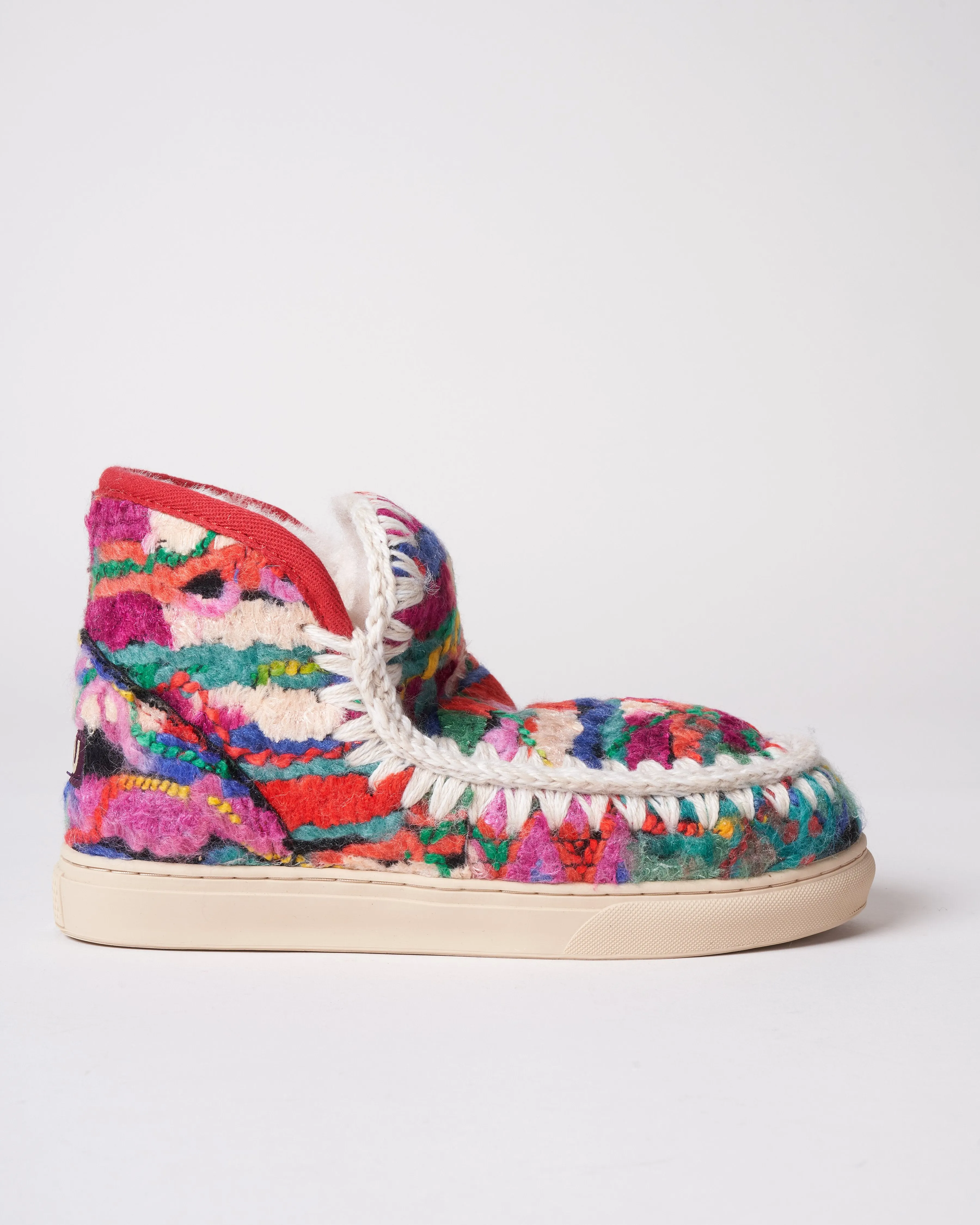 wool eskimo sneaker - multi