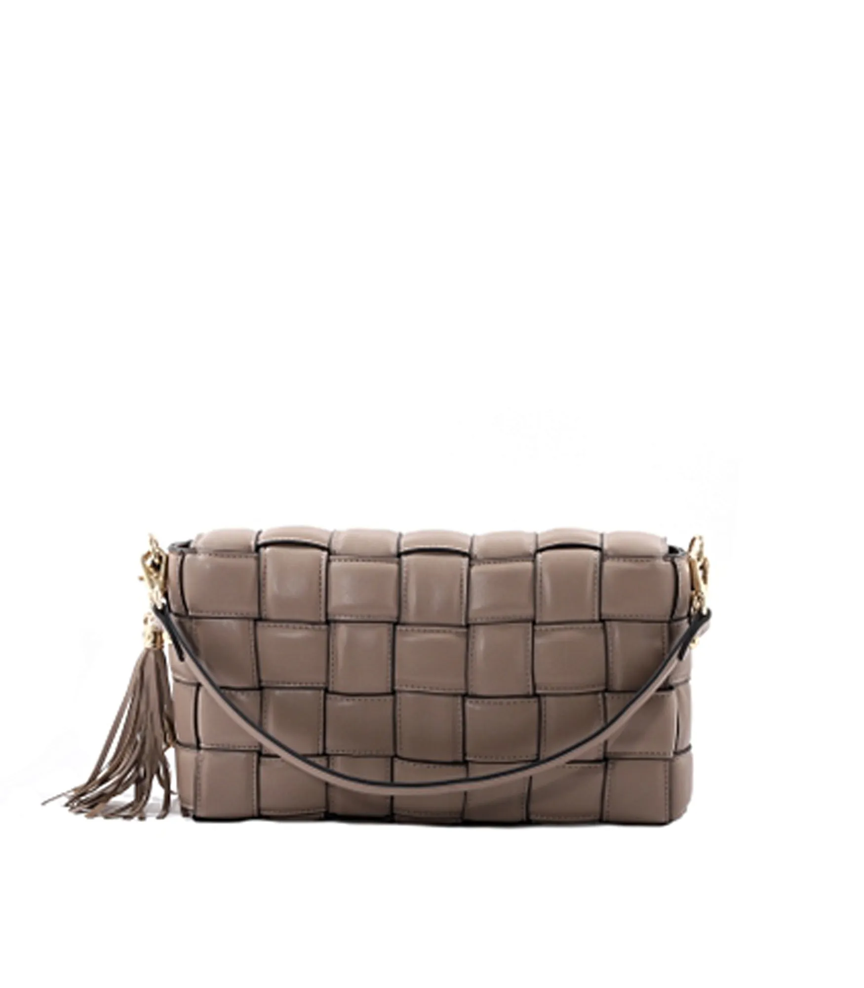 Woven Baguette - Taupe