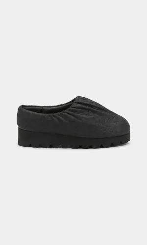 Yume Yume Black Jaquard Camp Shoe Low