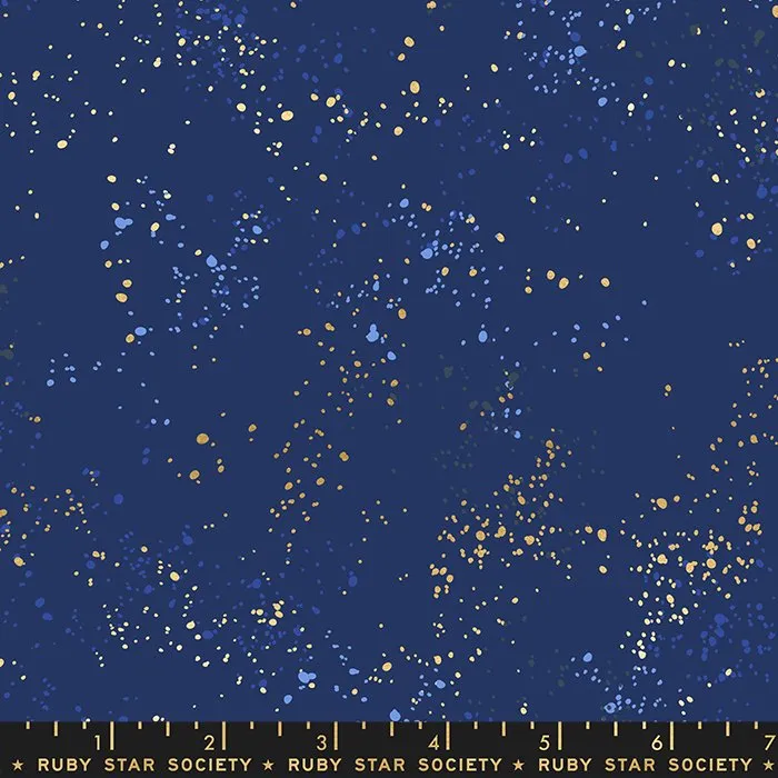 Zen Chic Ruby Star Speckled Blue Metallic 108